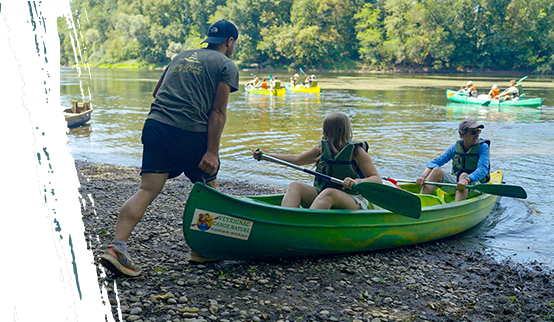 Contactez-nous pour un circuit sur plusieurs jours en canoë kayak sur la Dordogne. Parcours à la demande. Départ et arrivée libre